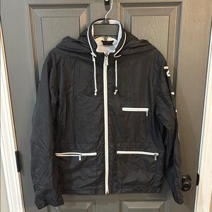 Nike Women’s Black and White Windbreaker Jacket